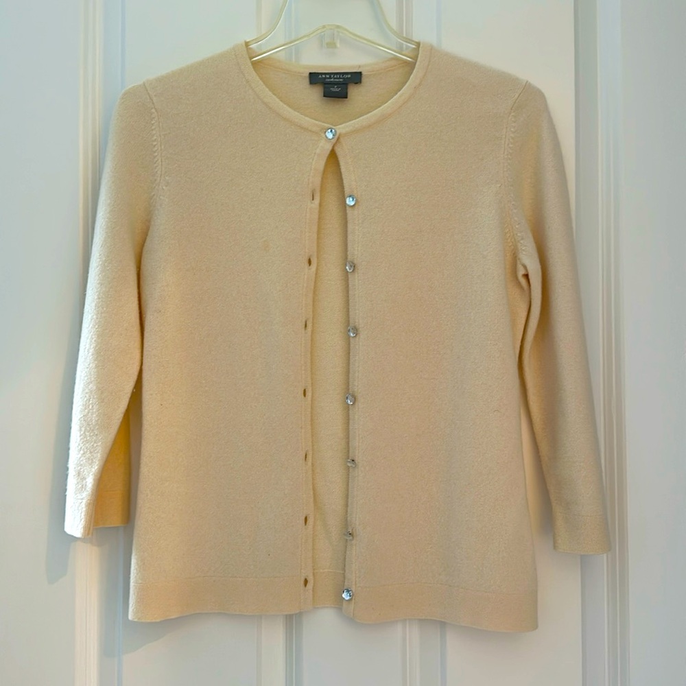 Ann Taylor Cashmere Cardigan
